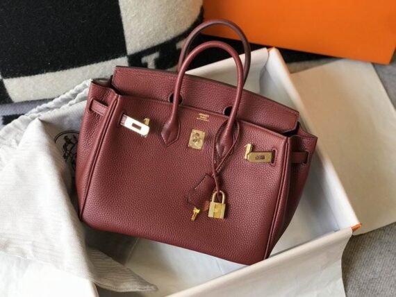 Hermès Dupes Togo Birkin 25 Rouge H